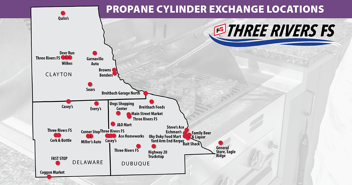 102082 Three Rivers maps Propane Cylinder 